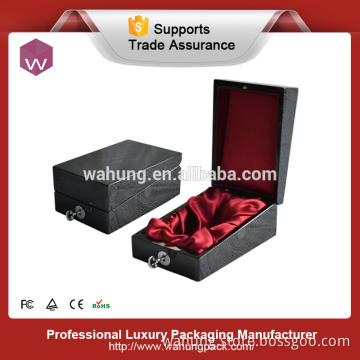 luxury painting black wooden perfume box (WH-2967)